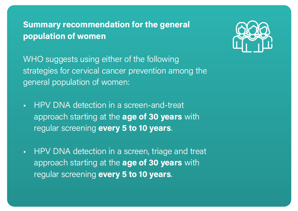 WHO發(fā)布宮頸癌防治新版指南，「推薦HPV-DNA 檢測(cè)為宮頸癌首選篩查方法」